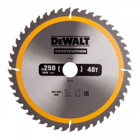 DeWALT Pilový kotouč 250 x 30 mm, 48 zubů DT1957