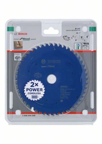 BOSCH Pilový kotouč pro aku pily; Expert for Wood 165x20x1,5/1x48T 2608644509