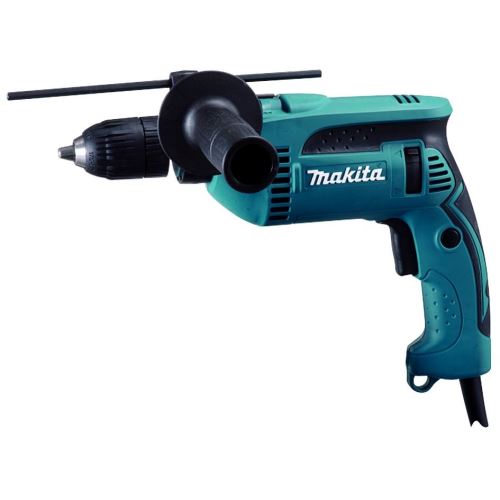 Makita Příklepová vrtačka s kufrem, rychlosklíčidlo 1,5-13 mm, 680W HP1641K