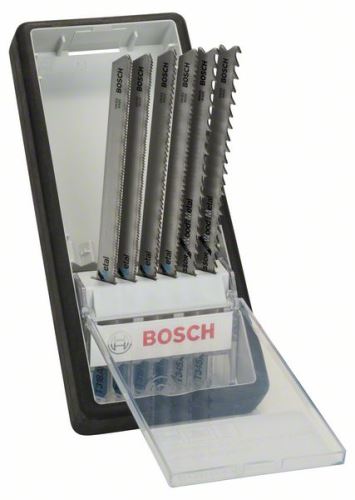 BOSCH 6dílná sada pilových plátků Robust Line Metal Profile, se stopkou T T 318 AF (2x); T 318 BF (2x); T 345 XF (2x) 2607010573