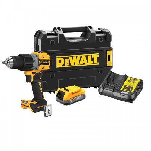 DeWalt Aku příklepová vrtačka 18V 1x1,7Ah DeWALT POWERSTACK DCD805E1T