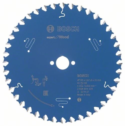 BOSCH Pilový kotouč Expert for Wood 190 x 30 x 2,6 mm, 40 2608644048