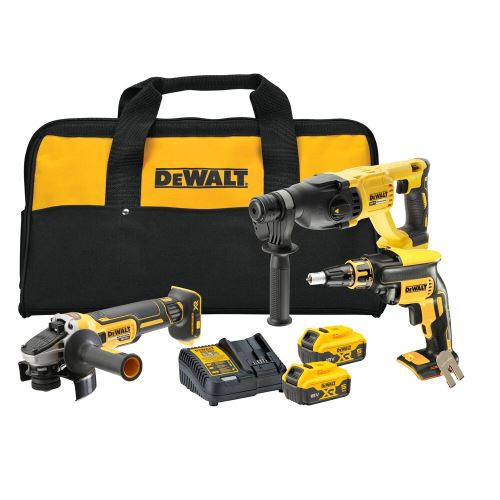 Dewalt sada nářadí DCH133+DCG405+DCF620, 18V XR, Li-Ion 2x5,0Ah, DCK304P2