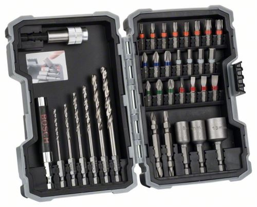 BOSCH Sada šroubovacích bitů a vrtáků PRO-Mix set kov - 35ks 2607017328