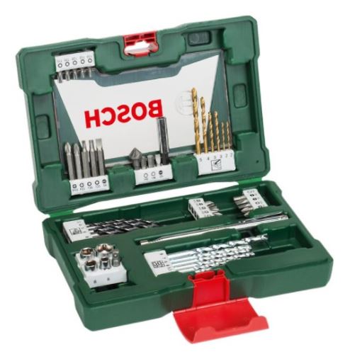 BOSCH 48 ks TiN set šroubovacích bitů a vrtáků s magnetickým teleskopem 2607017314