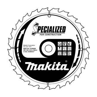 MAKITA kotouč pilový dřevo SPECIALIZED konstrukce 235x2.8x30 mm 16 zubů B-13699