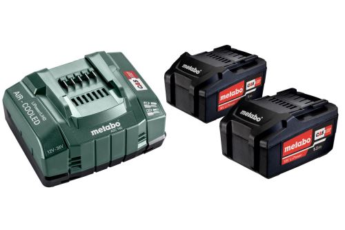 METABO Basic set (nabíječka + akumulátory) 18V / 2 x 5,2 Ah 685051000