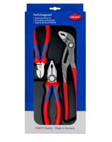 KNIPEX Sada kleští s leštěnými hlavami, 3ks 002009V01 KNIPEX Sada kleští s leštěnými hlavami, 3ks 002009V01