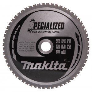 MAKITA kotouč pilový sendvičové panely SPECIALIZED 270x2.4x30 mm 60 zubů B-33598