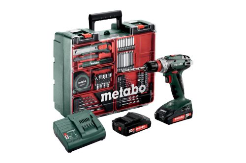 Aku vrtačka METABO BS 18 Quick MD 2x2,0 Ah 1-10mm 602217880