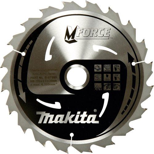 MAKITA Pilový kotouč na dřevo MFORCE 190x2x30mm 24Z B-32041