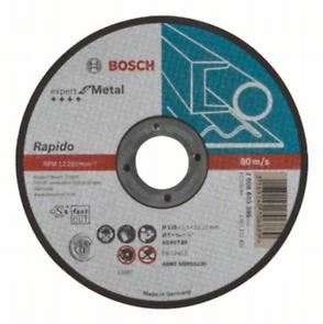 BOSCH Dělicí kotouč rovný Expert for Metal – Rapido AS 60 T BF, 125 mm, 1,0 mm 2608603396