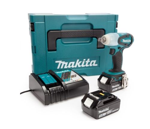 Makita Aku rázový utahovák 1/2"Li-ion LXT 18V/5,0Ah, Makpac DTW251RTJ