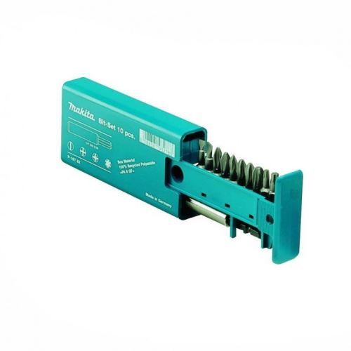 MAKITA sada bitů, nástavec, PH, PZ, plochý, Torx, 10 ks P-16782