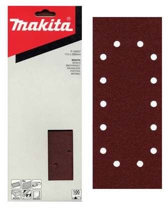 MAKITA papír brusný 115x280 mm 14 děr K150, 10 ks P-33059