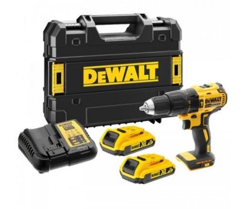 Dewalt Akumulátorová bezuhlíková příklepová vrtačka 2x2 Ah 18V DCD778D2T