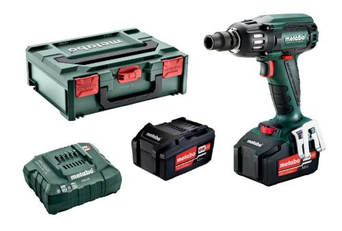 METABO Aku rázový utahovák SSW 18 LTX 400 BL 2x5,2 Ah 602205650