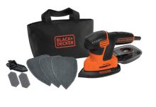 BLACK+DECKER Vibrační bruska Mouse 120W KA2000