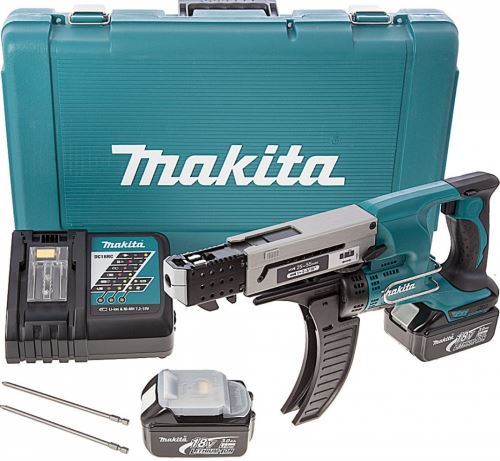 Makita Aku šroubovák se zásobníkem 25-55 mm, Li-ion LXT 18V/3,0Ah DFR550RFE