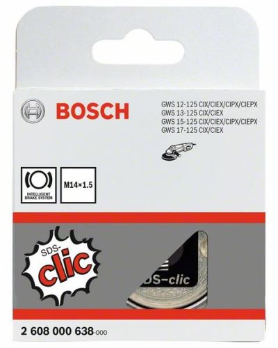 BOSCH Rychloupínací matice SDS-clic M 14 x 1,5 mm M 14 x 1,5 mm 2608000638