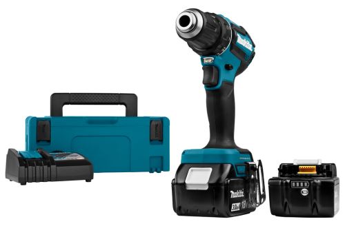 MAKITA Aku bezuhlíkový šroubovák Li-ion 18V/3,0 Ah,systainer DDF485RFJ