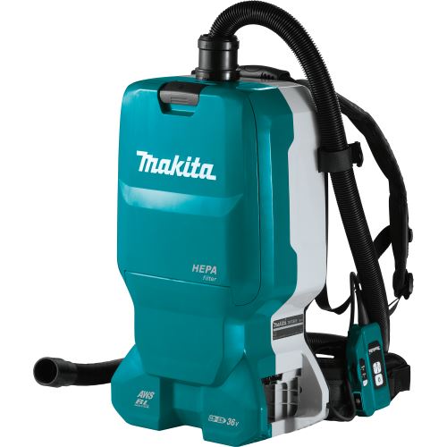 MAKITA Aku vysavač zádový s AWS Li-ion LXT 2x18V, bez aku DVC665ZU