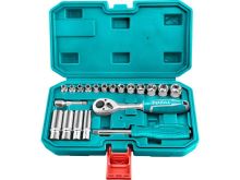 TOTAL Hlavice nástrčné, sada 20ks, 1,4&quot;, industrial, CR-V(50BV30) THT141201