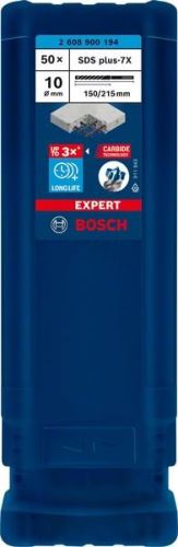 BOSCH EXPERT vrták SDS plus-7X, 10x150x215 50ks 2608900194