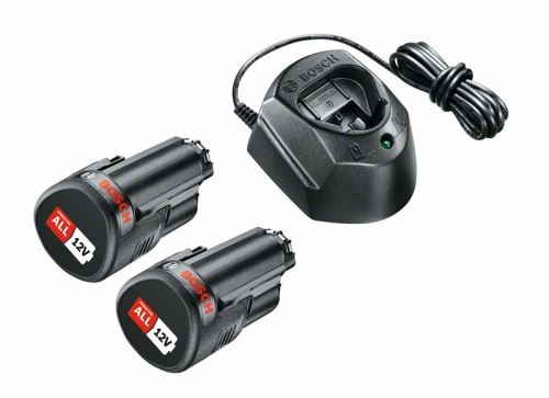 Bosch Startovací sada 12 V (2x 1,5 Ah & GAL 1210 CV) 1600A01L3E