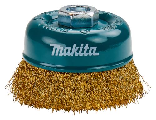 MAKITA miskovitý kartáč z mosazného drátu,vlnitý drát 0,3 mm,90 mm D-39780