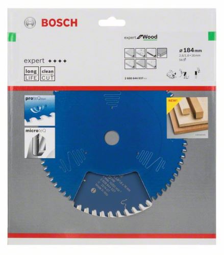 BOSCH Pilový kotouč Expert for Wood 184 x 16 x 2,6 mm, 56 2608644037