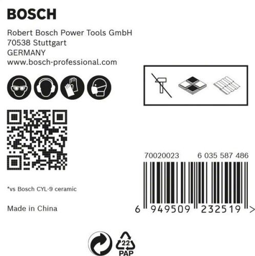 BOSCH EXPERT HEX-9 HardCeramic 6mm balení 5ks 2608900599