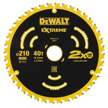 DeWALT Pilový kotouč (pro DWE7485, DT20433) 210 x 30 mm, 40 zubů, ATB 7° DT20433