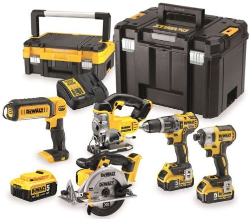 DeWALT Bezuhlíková sada nářadí DCK551P3T