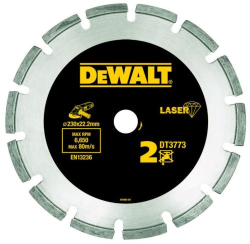 DeWALT DIA kotouč na abrazivní materiály 230 x 22,2 mm DT3773