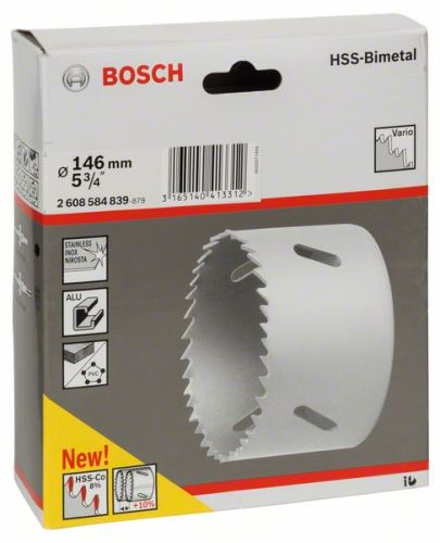 BOSCH Děrovka HSS-bimetal pro standardní adaptér 146 mm, 5 3/4" 2608584839