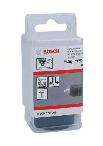 BOSCH Rychloupínací sklíčidla do 10 mm 1-10 mm, 3/8" – 24 2608572068