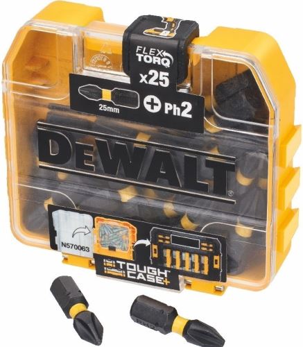 DeWALT Sada Ph 2 bitů FLEXTORQ (25 ks) DT70555T