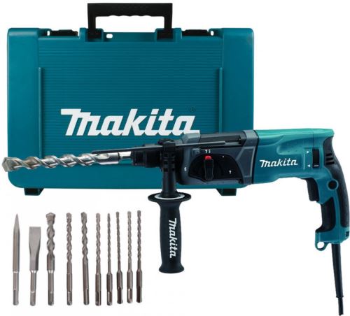 Makita Kombinované kladivo s příslušenstvím 2,4J, 780W HR2470X16