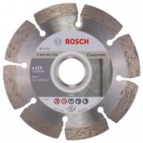 BOSCH Diamantový dělicí kotouč Standard for Concrete 115 x 22,23 x 1,6 x 10 mm 2608602196