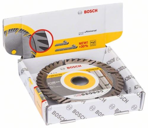 BOSCH Diamantový dělicí kotouč Standard for Universal 125 × 22,23 (10 ks) 125x22.23x2x10mm 2608615060