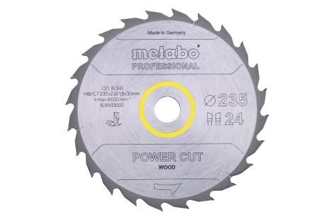 METABO Pilový kotouč "power cut wood - professional", 315 x 30 mm, 24 zubů, 20° 628016000