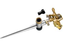 EXTOL PREMIUM Zavlažovač pulzní kovový, s kovovým, zapichovacím bodcem, MOSAZ