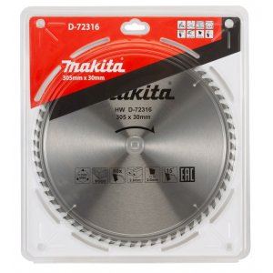 MAKITA kotouč pilový dřevo 305x2.8x30 mm 60 zubů D-72316