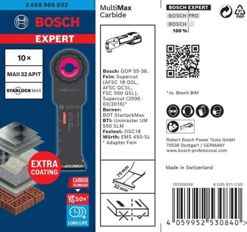 BOSCH EXPERT STARLOCKMAX MAII32APIT,10ks 2608900032