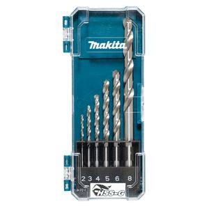 MAKITA sada vrtáků do kovu HSS-G 2,3,4,5,6,8 mm D-75742