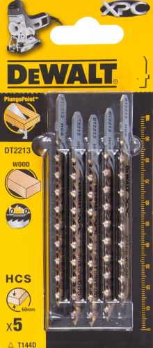 DeWALT Pilové plátky XPC na dřevo z oceli (HCS), rychlé řezy 100 mm, (5 ks) DT2213