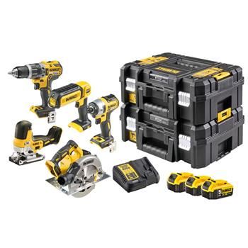 DeWALT 18V combo Aku sada nářadí, 3x Aku DCK500P3T