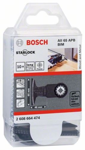 BOSCH RB – 10 ks AII 65 APB 40 x 65 mm 2608664474