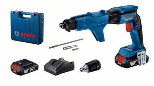 BOSCH Akumulátorový sádrokartonářský šroubovák GTB 185-LI s GMA55 06019K7022